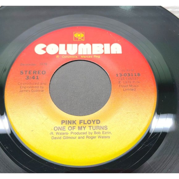 Pink Floyd Another Brick in the Wall (Part II) / One of My Turns 45 Rock Record - Picture 2 of 4